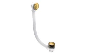 Abode Euphoria Bath Overflow & Clicker Waste - Antique Brass